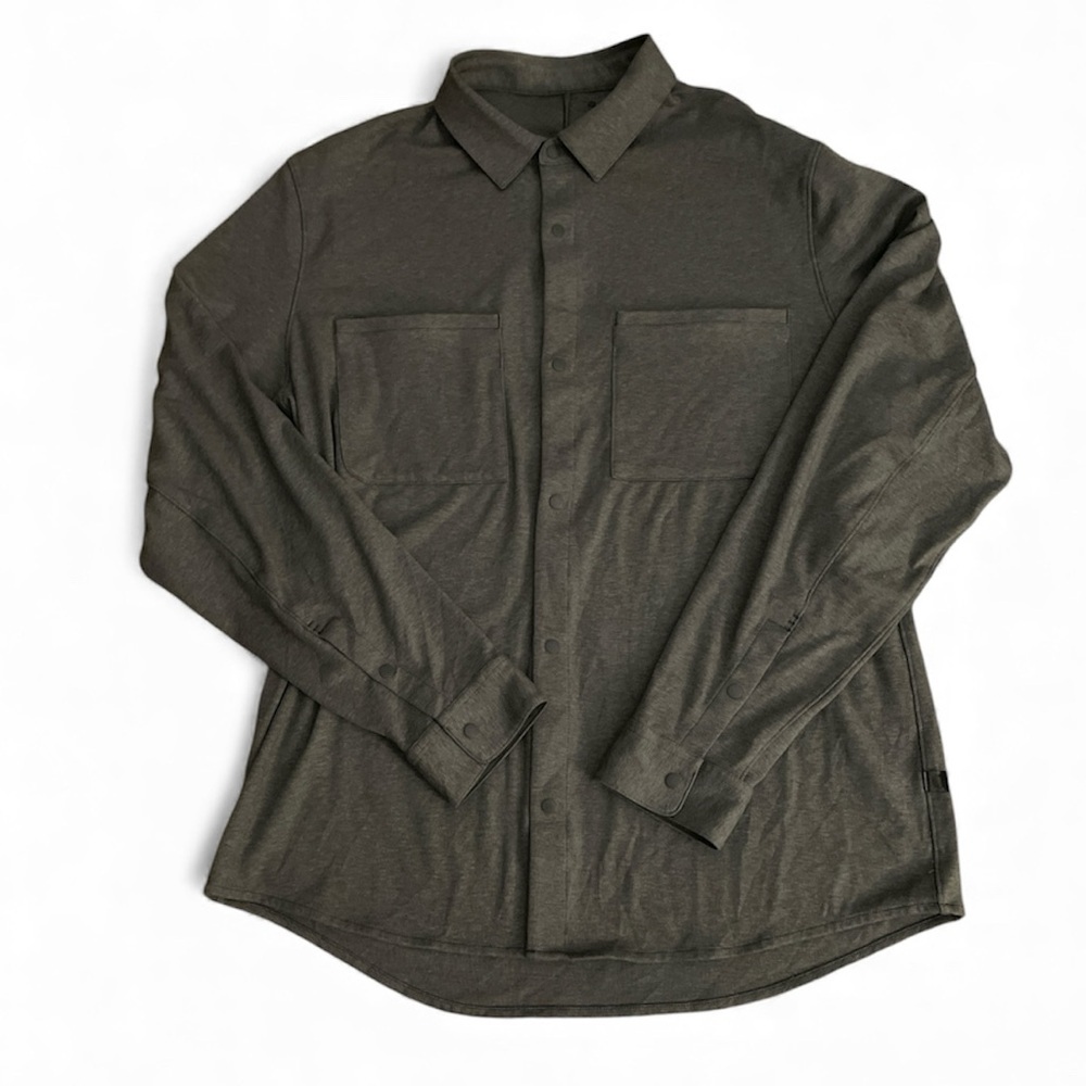 Lululemon Snap Button Soft Knit Overshirt Men’s Size Xl